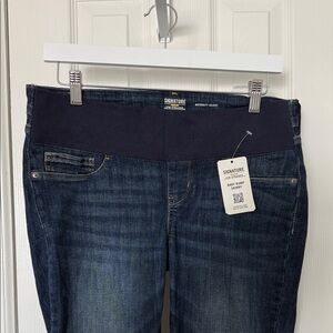 Levi Strauss Signature Gold Women's Maternity Baby Bump Skinny Jeans, Blue Lagun